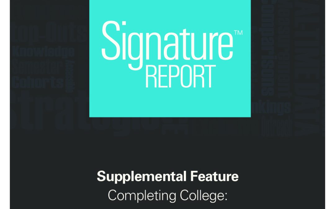 Completing College – National Supplement – 2019 (PDF)
