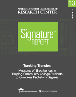 Tracking Transfer Report Cover